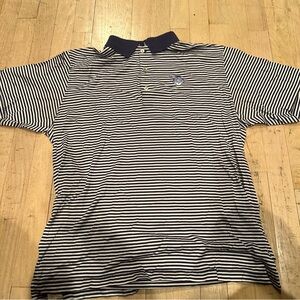 Peter Millar Polo Shirt M Stripe Color Block